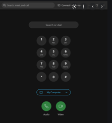Webex Calling Phonepad