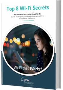 Cover of the IPTel ebook The Top 8 Secrets to Great Wi-Fi